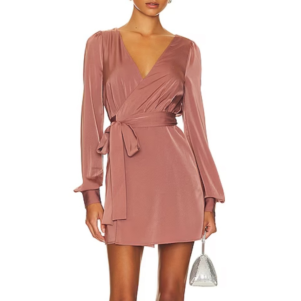 NBD Janet Mini Dress in mauve